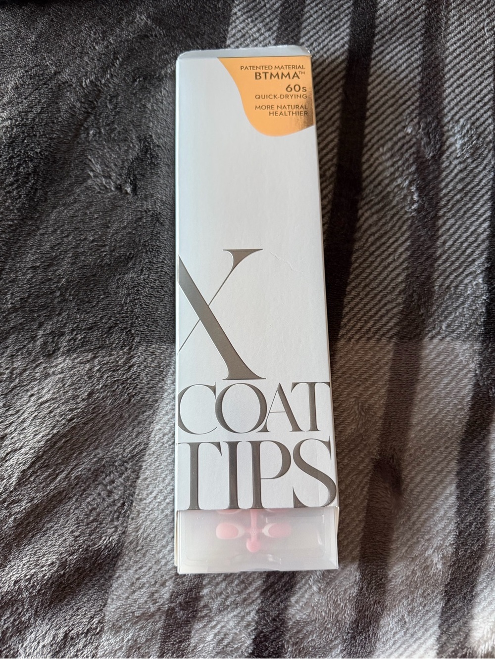 X Coat Nail Tips - Extra short almond shape